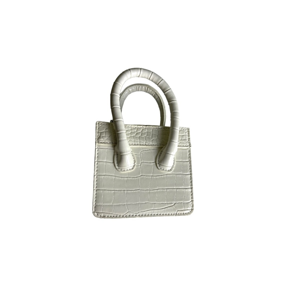 Vegan Leather White Mini bag